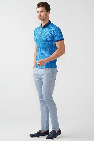 Mcr με τύπωμα Γιακάς πουκαμίσου Μπλουζάκι