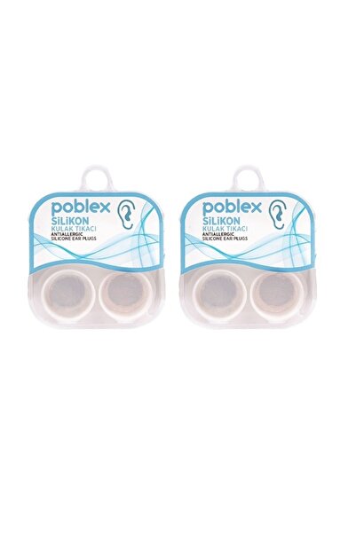 Poblex Silikon 2li Kulak Tıkacı - 2 Kutu