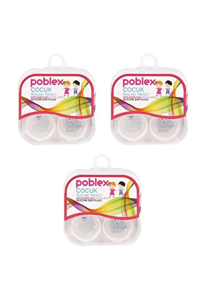 Poblex Silikon Kulak Tıkacı Çocuk 2 Li