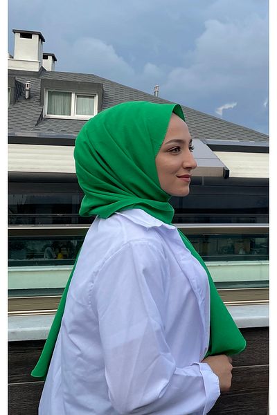İpekçe Cotton Jazz Shawl Green