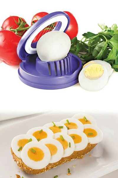 Biomak Egg Slicer Lux Practical Easy Wire Breakfast Boiled Egg Slicing Apparatus