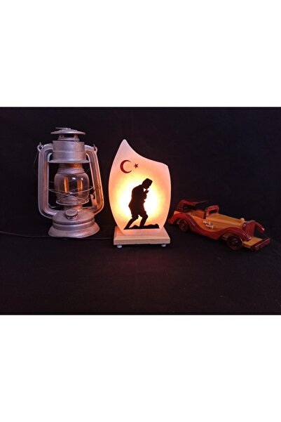 TuzAvm Mustafa Kemal Atatürk Baskılı Tuz Lamba