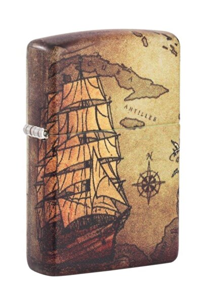 Zippo Çakmak 49355 Pirate Ship Design Lighter, Korsan Gemisi
