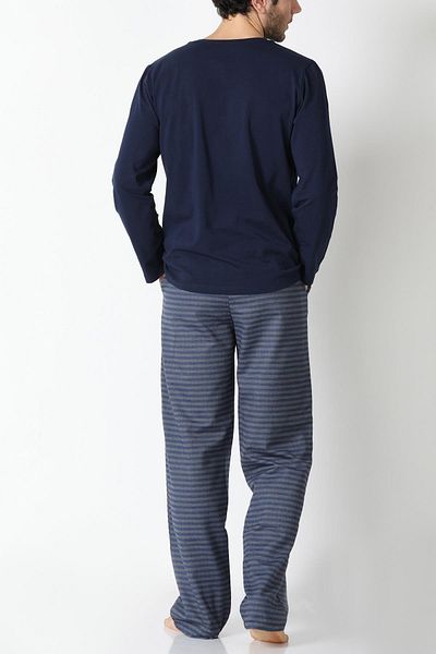 kingspearl Σετ ανδρικών πιτζάμες Prussian Blue