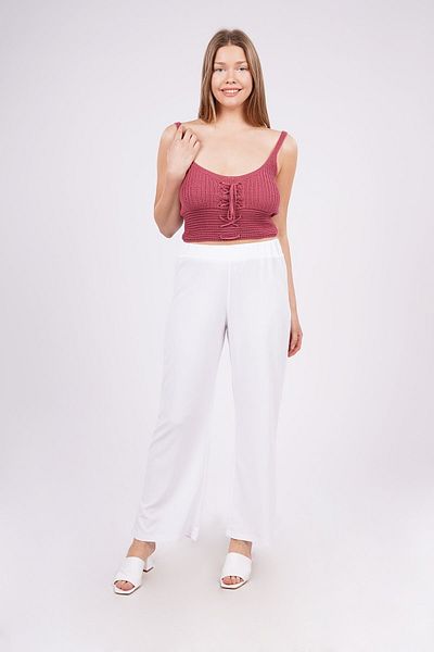 GABRİA Wide Leg Trousers