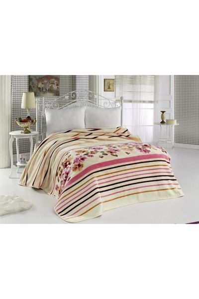 MİNK Lacasa Double Pink Blanket - 200X240 Polyester