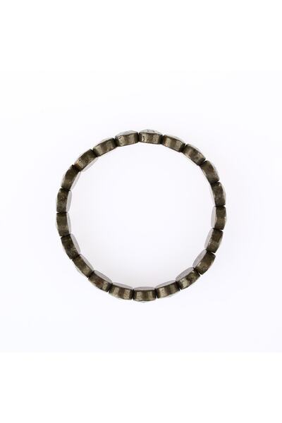 OSMANLI DOĞAL TAŞ Certified Pyrite Natural Stone Rolex Bracelet 15 Mm, B900
