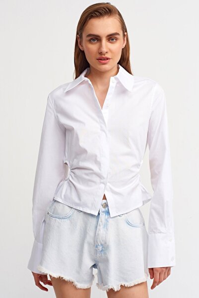 GABRİA قميص ديلفين بتفاصيل نافذة