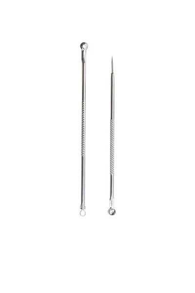 Solingen Elize Elize 2-Piece Metal Comedone - Blackhead Removal Tool - Blackhead Forceps