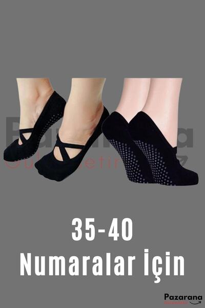 TAMPAP 3-пакет неплъзгащи се чорапи за танц, пилатес и йога Дамски чорапи Чорапи Балетни пантофки