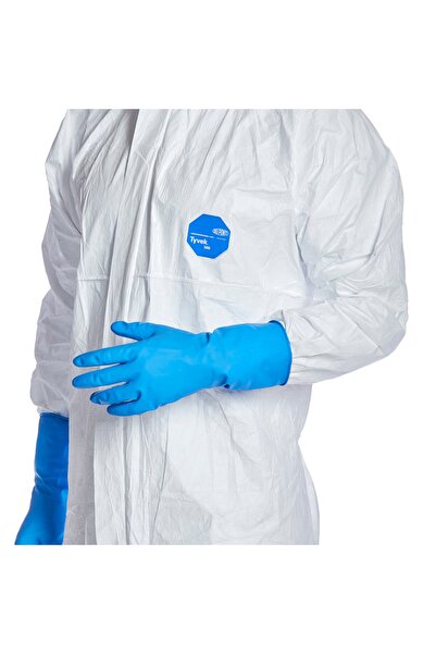 Dupont Tyvek 500 Xpert Chemical Protective Hooded Zippered Breathable Disposable Coverall