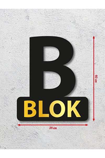 TasarıMarketi Apartman Site Bina Blok Yönlendirme Isim Tabelası