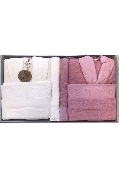 Özdilek Heritage Family Set Ροζ - Κρέμα