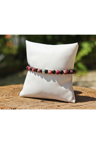 Mıçı Jasper Stone - Onyx Stone Natural Stone Bracelet