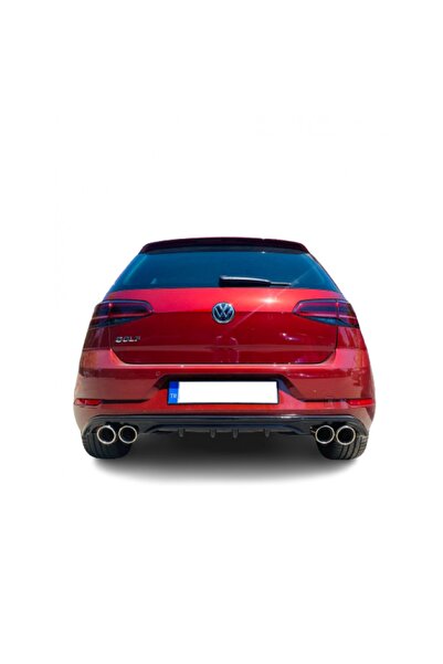 Volkswagen Golf 7,5 (2017-2019)Uyumlu  Ps Style Arka Tampon - Difüzör (plastik)
