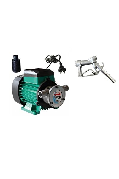 Gross 220 Volt 1" Sıvı Aktarma Yağ Mazot Su Süt Aktarma Pompası Ve Manuel Sıvı Aktarma Tabancası