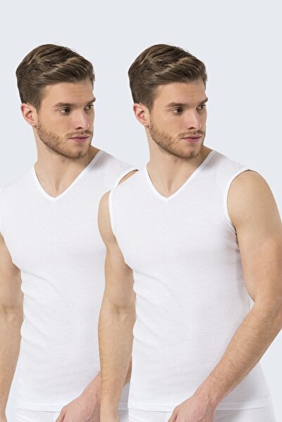 TÜREN Cotton, 2 Pack V-Neck Men's Athlete T-Shirt