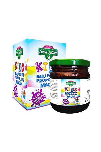 Lokman Sena Sultan Kids Ballı Polenli Propolisli Bitkisel Karışımlı Macun Doğ...