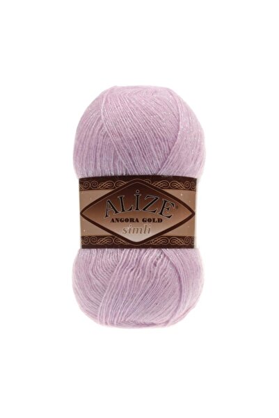 Alize Angora Gold Simli 27 Lila El Örgü İpi 100 Gr.