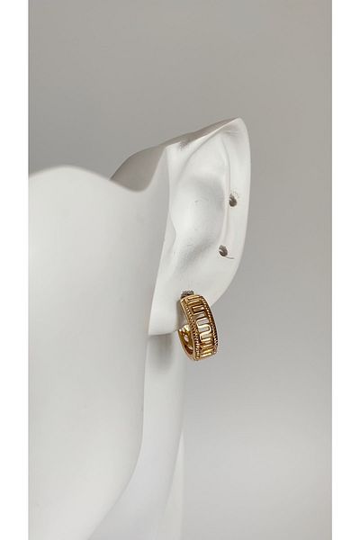 Âlâ Atelier No Tarnish, No Fade, Jeweler Model Zigzag Small Hoop Earrings