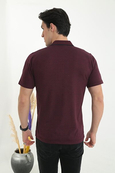 KMKkombin Cepli Desenli Büyük Beden T-Shirt