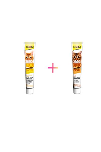 Gimcat Anti-hairball Peynirli Malt 50 G Ve Multivitamin Peynir + 12 Vitaminli...