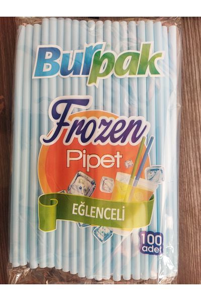 Dolphin Mert Packaging Burpak Frozen Straw 1pk Pack of 100