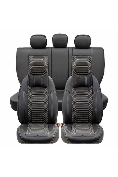 Stil Honda Integra Luxury Leather Auto Seat Cover Front/back Set