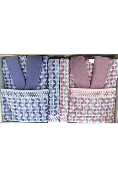 Özdilek Οικογενειακό Σετ Cuatro Borders Pink - K.blue