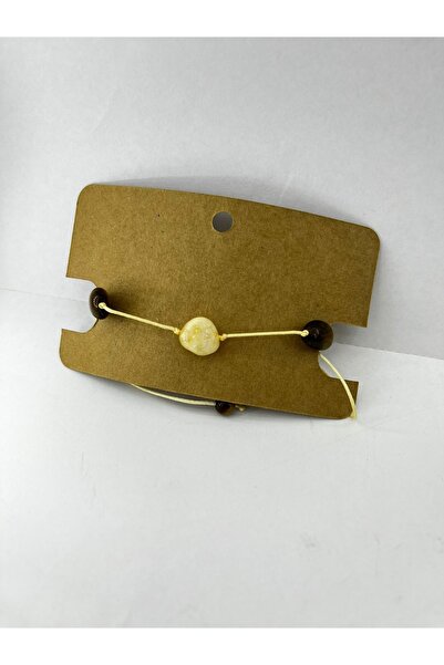 OSMANLI DOĞAL TAŞ Certified Citrine, Tiger Eye Natural Stone Men's Anklet Ts033