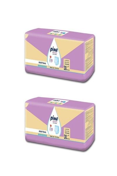Pine Panty Diapers Large Size Large Advantage Package 30*2 Pack 60 Pieces