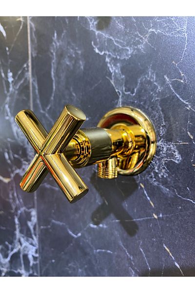 İSAOĞLU YAPI Premium Shiny Gold Bidet Faucet