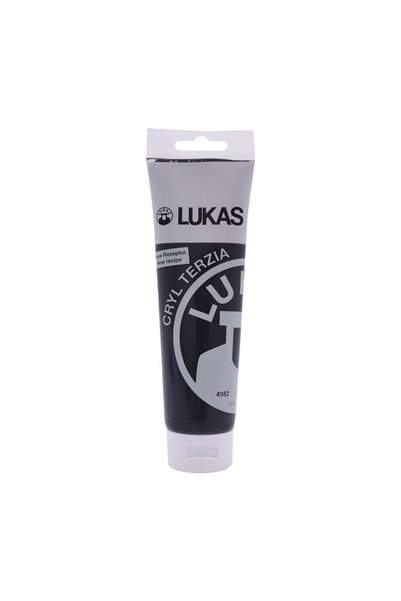 Lukas Terzia Akrilik Boya 125ml No:4982 Ivory Black