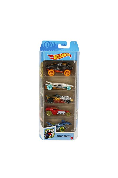 HOT WHEELS Hot  Wheels 5'li Araba Seti - Street Beast
