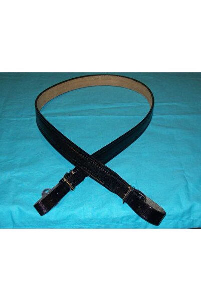 Özen Siyah Deri Askı Kayışı