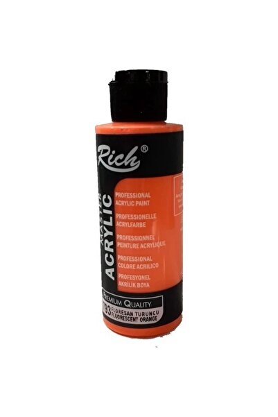 Rich Master Acrylic - Profesyonel Akrilik Floresan Boya 120 Cc - Floresan Tur...