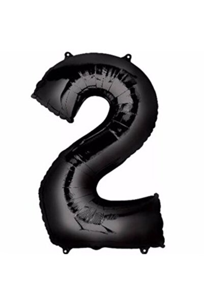 Çılgıntrend Number Black Foil Balloon 34'' Inc 76 Cm