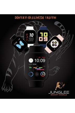 JUNGLEE Ak ll Saat Nab z Olcer Bileklik Ad msayar Smart Watch X7 Series 6 Mesaj Okuma Fitpro Siyah Fiyat Yorumlar Trendyol