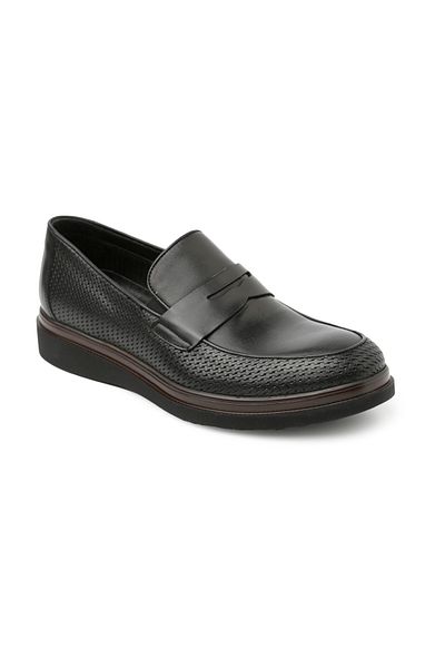 John May Ανδρικά παπούτσια Casual Ka-c4617 Casual Black Brnis