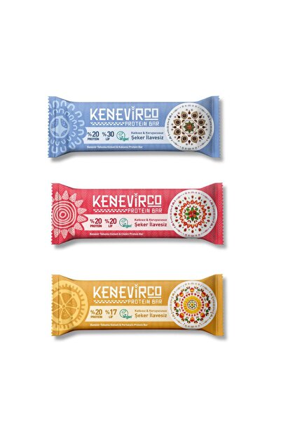 KenevirCo Tohumu Ezmeli Karışık Bar Paketi 12 Adet