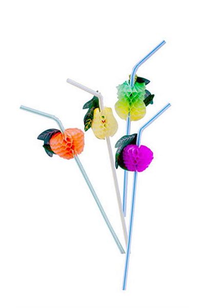 Dolphin Mert Packaging Fruity Straw 25 Pieces