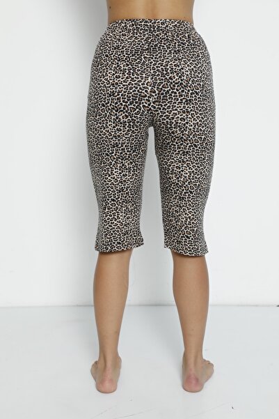 Ladytime Luxury Breathable Special Lycra Viscose Women's Capri & Bermuda with Pocket