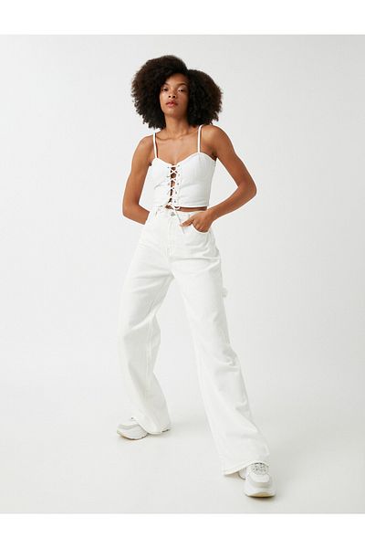 Koton Cargohose mit weitem Bein - Bianca Jean