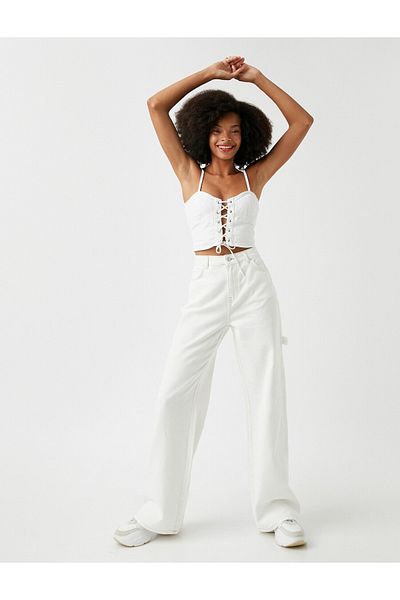 Koton Cargohose mit weitem Bein - Bianca Jean