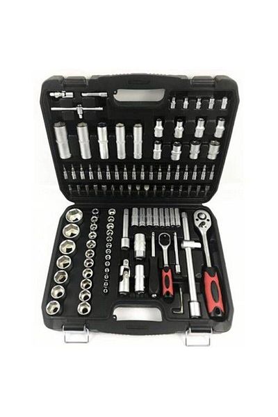 MOONSHOP Combo 108 Piece 1/2-1/4 Professional Socket Set