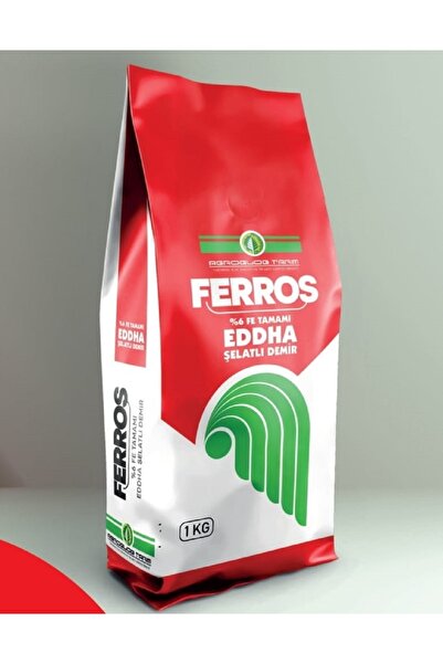 AGRODAL TARIM Ferros 6 Fe Tamamı Eddha Şelatlı Demir 1 Kg