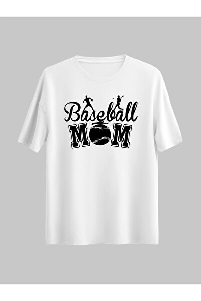 BlackUS Baseball Mom - Baseball Mom - Tricou obișnuit unisex pentru sportiv