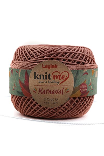 knitme كرنفال 50 جرام، خيط تاكا محبوك يدويًا من البوليستر المقاوم للوبر (3401)