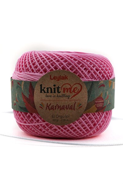 knitme Καρναβάλι 50 γραμμάρια ανθεκτικό νήμα που δεν πυκνώνει και δεν ξεθωριάζει, πλεκτό στο χέρι, πολυεστερικό νήμα Taka (8525)