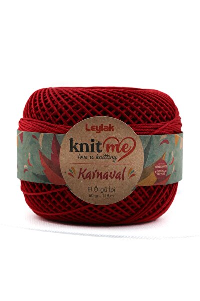 knitme غزل كرنفال 50 جرام متين مضاد للبيلينغ وخالي من البهتان، غزل تاكا للحياكة اليدوية (4015)